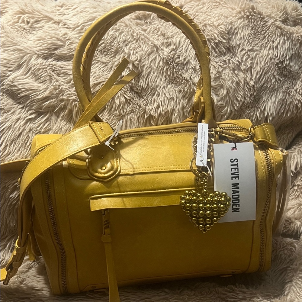 Steve Madden Mustard Yellow Satchel